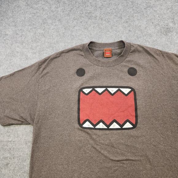 VTG Y2K 2000s DOMO Kun Mens XL X-Large Big Face Graphic T Shirt - Picture 2 of 9